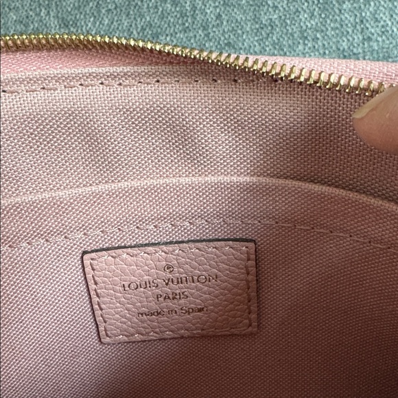 Authentic LV Louis Vuitton rare Pallas clutch crossbody in monogram ballarine - Picture 9 of 12